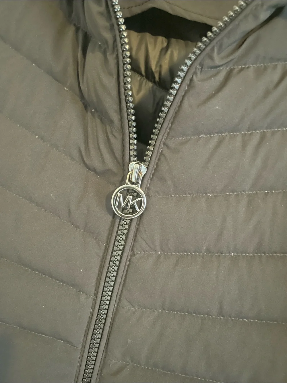 MICHAEL Michael Kors Black Packable Down Puffer Coat Sz S EUC 409